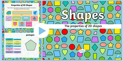 Properties Of 2d Shapes Powerpoint Geometry Ks1 Maths