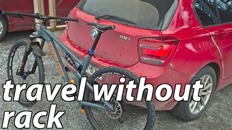 How To Travel With A Bike Without A Rack Youtube