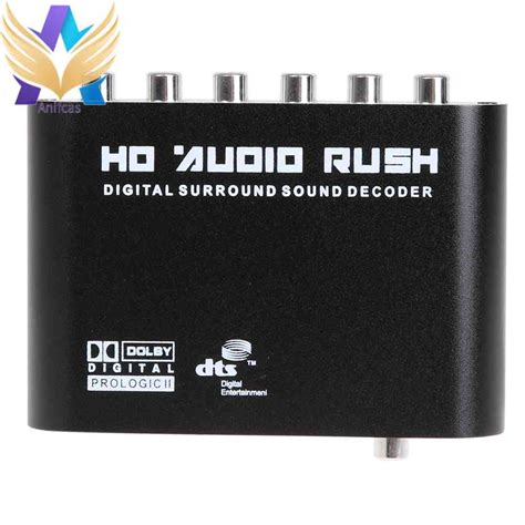 Audio Rush Digital Sound Decoder Converter Optical Spdif Coaxial