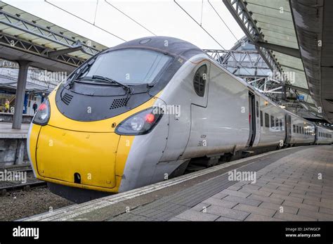 Alstom class 390 Pendolino high speed train in Avanti West Coast livery ...