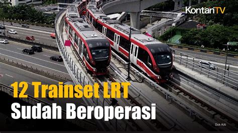 Trainset Lrt Sudah Beroperasi Waktu Tunggu Jadi Lebih Cepat I