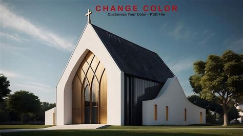 Small church exterior design real estate church cinematic exterior ...