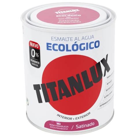 Titanlux Esmalte Interior Acetinado L Rosa Framboesa Kuantokusta