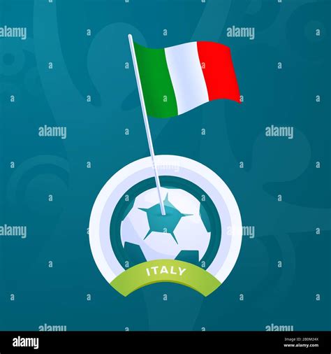 Football League Flag Waving Stock Vector Images Alamy