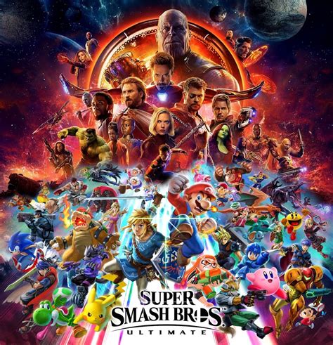 Super Smash Bros Ultimate X Avengers Infinity War Super Smash Brothers Ultimate Know Your Meme