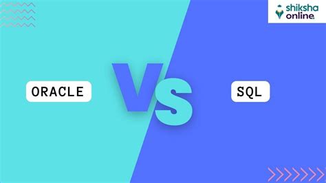 Difference Between Oracle And Sql