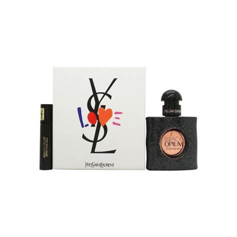 Yves Saint Laurent Black Opium Gift Set 30ml Eau De Parfum 2ml Mascara