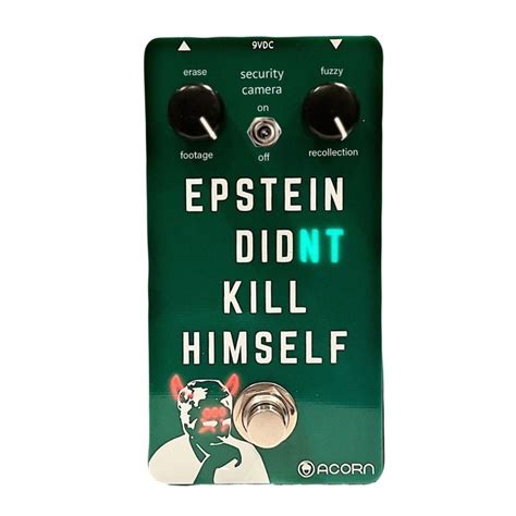 Acorn Amps Epstein Didnt Kill Himself Fuzz Pedal