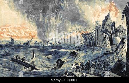 The Great Lisbon Earthquake of l November 1755 which destroyed much of ...