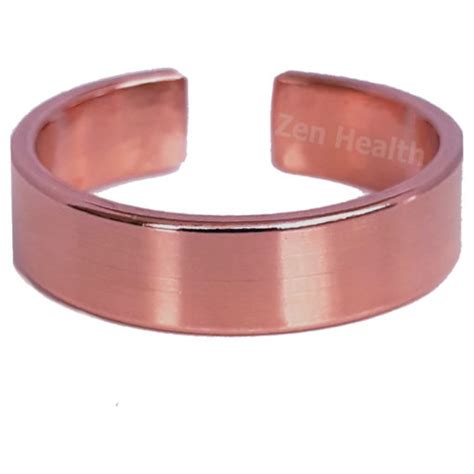 Pure Copper Ring For Arthritis Pain Relief Adjustable Non Magnetic