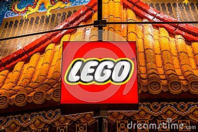 Bejing China Lego Logo Of Flagship Store In Peoples