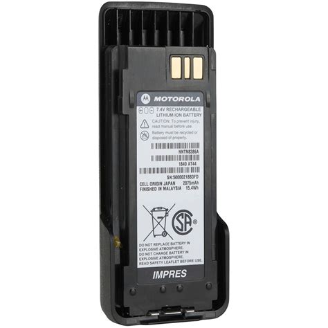 Motorola NNTN8386 2300 MAh Li Ion IMPRES Intrinsically Safe CSA