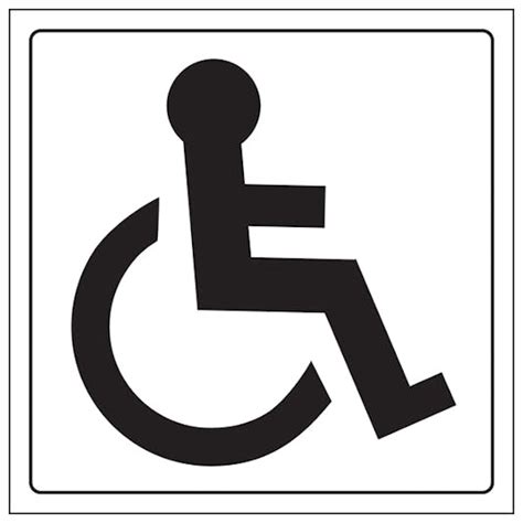 Disabled Toilet Symbol Eureka Direct