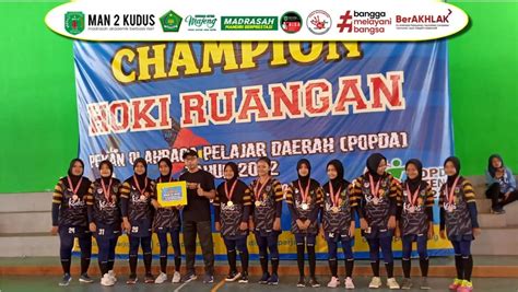 Siswi Man Kudus Raih Medali Perunggu Popda Hockey Indoor Putri Man