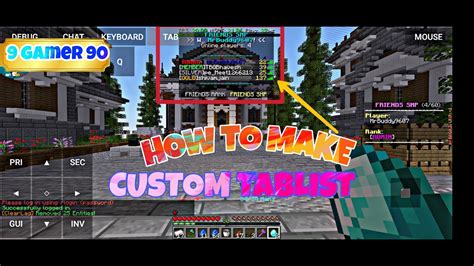 How To Customize Your Tab List On Your Minecraft Server Like