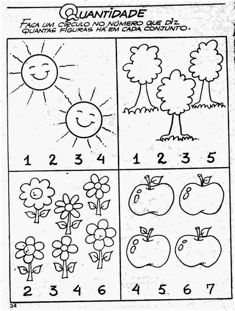 Atividades De Matematica Para Educação Infantil 0 A 3 Anos