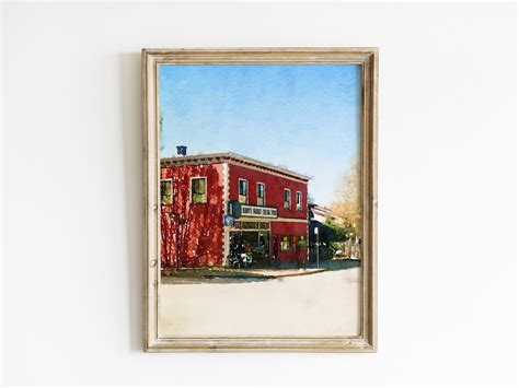 Paint Your Favorite Cafe & Restaurant Custom Storefront - Etsy