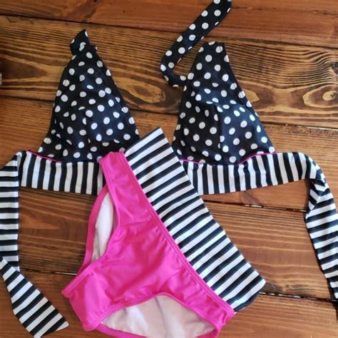 Swim Nwt Dot Halter Neck Bikini Sexy Poshmark