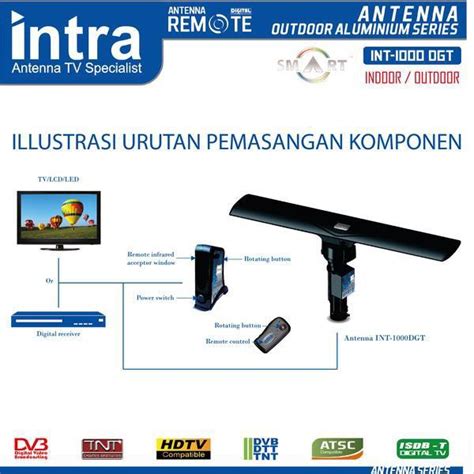 Jual Antena Tv Digital Intra Int Dgt Remote Spesialis Led Lcd Tv