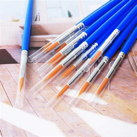 Pcs Nylon Hair Watercolor Hook Line Pen Painting Brushes Art Tool