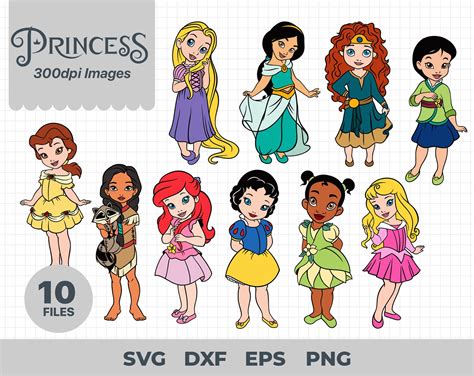 Baby Disney Princess SVG