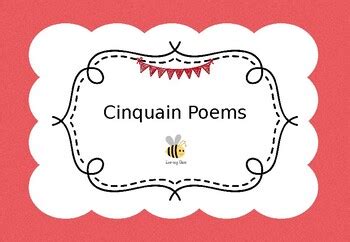 Cinquain Poems - Structure, examples and worksheets by Literacy Class