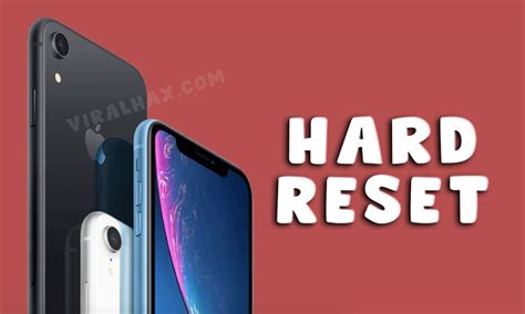 How To Hard Reset Iphone Xr Factory Reset Reset All Settings