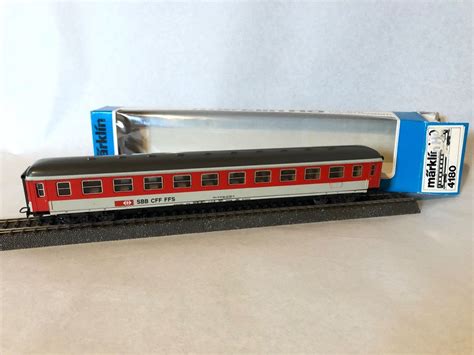 Märklin HO SBB Personen Gesellschaftswagen Art 4180 mit OVP Kaufen