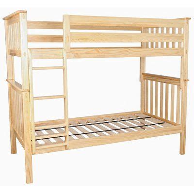 Harriet Bee Joleen Twin Over Twin Solid Wood Standard Bunk Bed By