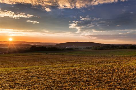 Kostenlose Foto Landschaft Baum Natur Gras Horizont Wolke