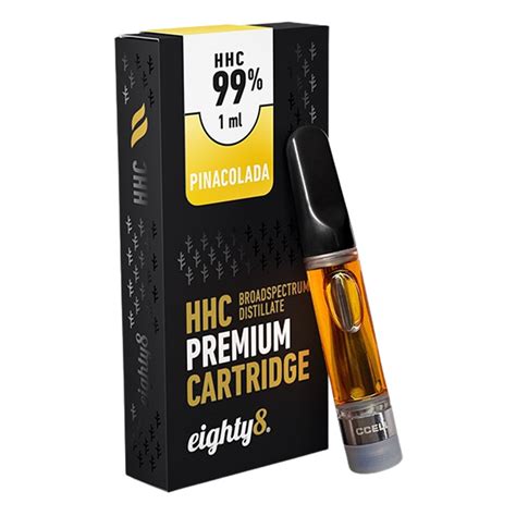 Eighty8 Premium Hhc Vape Cartridge 1ml 99 Hhc Pinacola