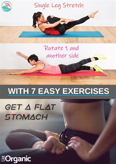 How To Get A Flat Stomach Easy Exercises Online Degrees