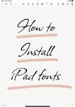 How To Install Digital Planner Fonts Easy Tutorials For Ipad