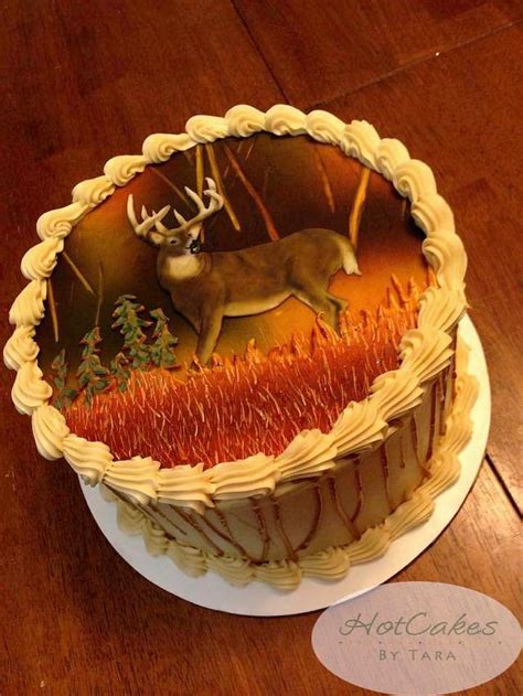 Deer Hunting Birthday Cake