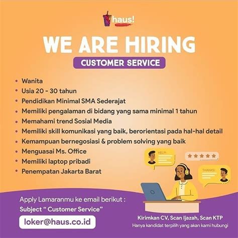 Loker Customer Service Jakarta Atmago