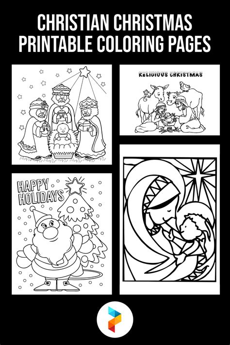 Free Printable Christian Christmas Coloring Pages