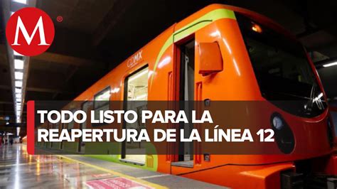 Metro CdMx alista reapertura de tramo subterráneo de la Línea 12