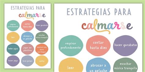 P Ster Estrategias Para Calmarse Twinkl Art Gallery