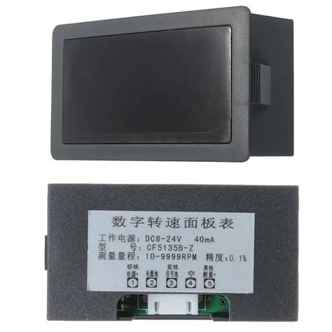 Тахометр CF5135C-Z с внешним магнитным датчиком и магнитом (LCD 4 знака ...
