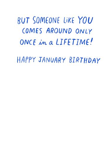 January Birthday Cards Funny Cards Free Postage Included