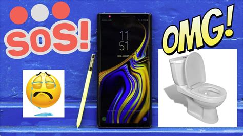 Galaxy Note Unboxing In The Bathroom Fell On The Toilet Youtube