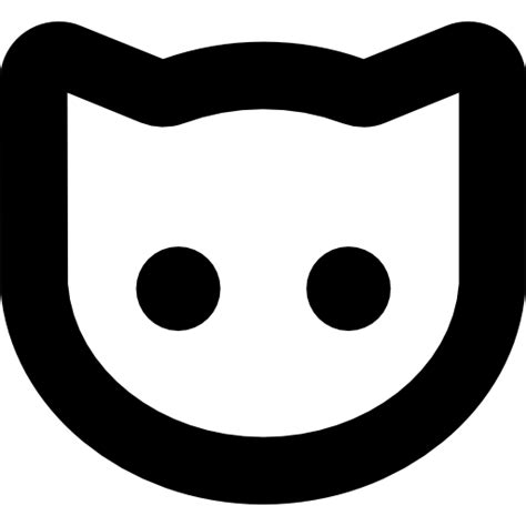 Free Icon Cat Face Outline