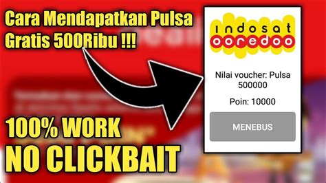 Work Cara Mendapatkan Pulsa Gratis Garap Sebelum