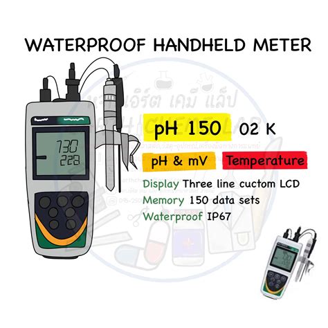 Waterproof Ph Handheld Meter Eutech Earth Chemelab