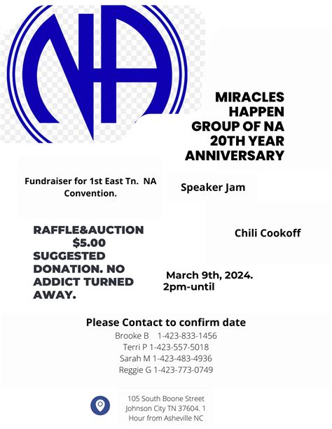 Flyers Western North Carolina Area Of Narcotics Anonymous