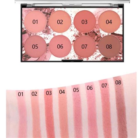 Bảng Phấn Má Miss Rose Màu Chính Hãng Tone màu Tây nude cực sang và xinh