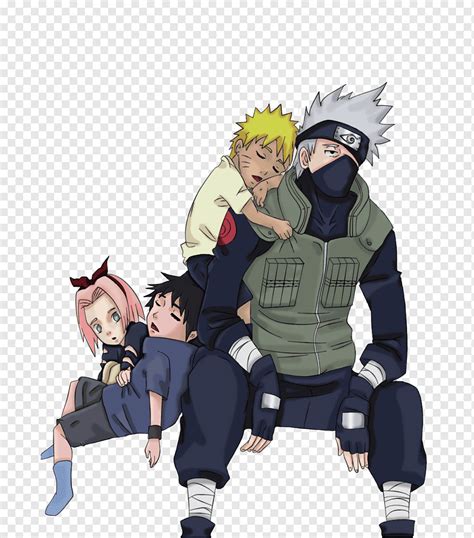 Kakashi Hatake Sakura Haruno Sasuke Uchiha Anime Karikatur Charakter