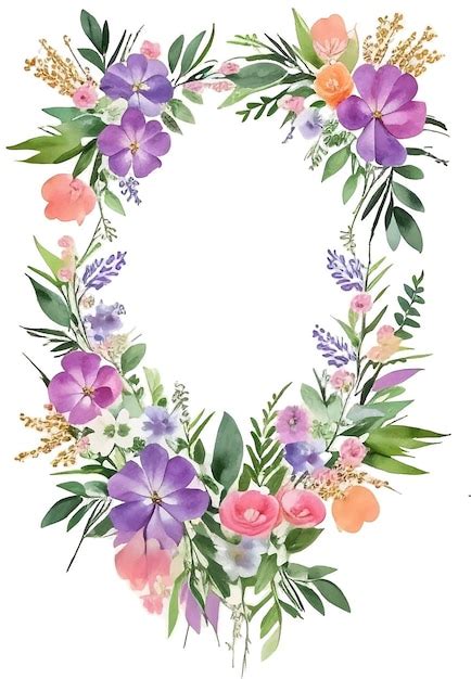 Premium Vector Flower Garland