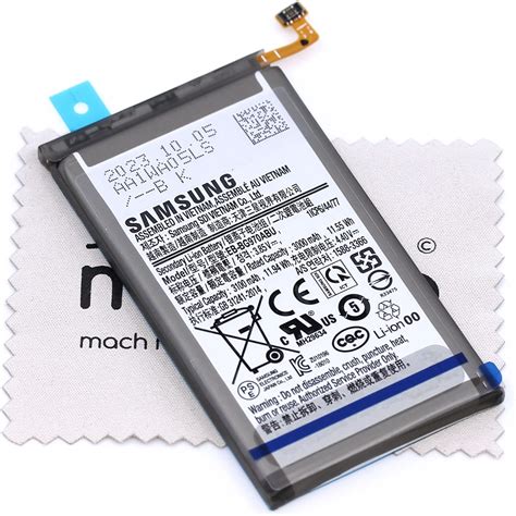 Batería Para Samsung Original Eb Bg970abu Para Samsung Galaxy S10e G970f Con Paño De Limpieza