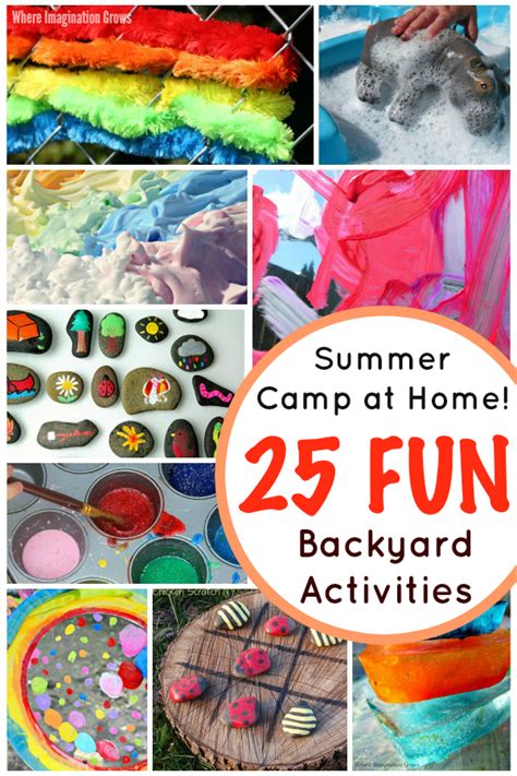 Summer Camp at Home! 25 Fun Backyard Kids Activities - Where ...